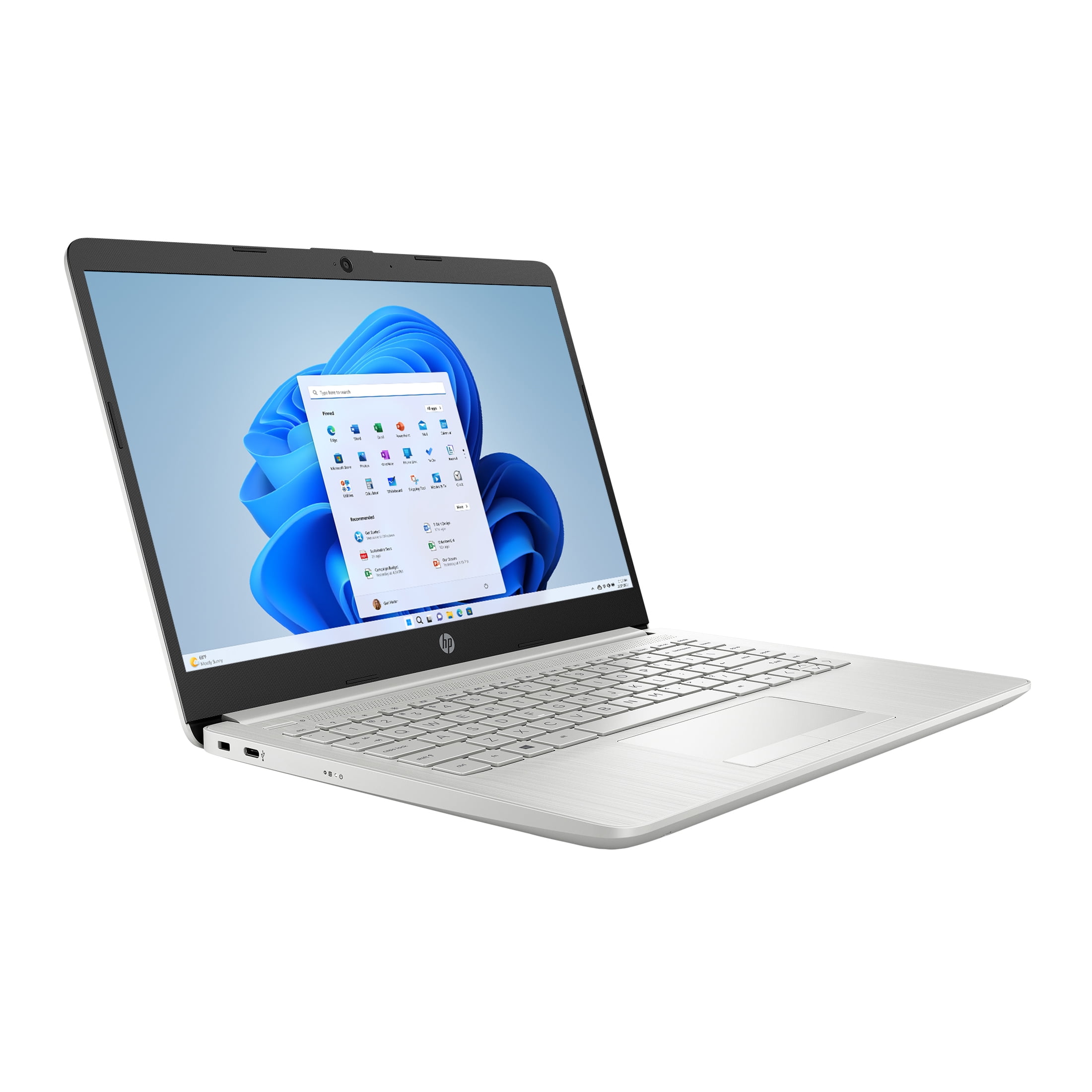 HP 14" HD Laptop, Intel Celeron N4120, 64GB eMMC, Windows 11 Home in S Mode, 14-cf2733wm