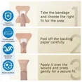 thumbnail image 3 of 120 Sterile Assorted Adhesive Bandages For First Aid Travel Pack, 3 of 3