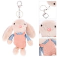 thumbnail image 4 of Llavero de conejito de peluche, llavero de Animal encantador, llavero de conejo, llavero colgante, colgante de bolsa, 4 of 6