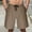 Brown, variant on Mens Shorts Mens Casual Shorts Lightweight Summer Beach Shorts Elastic Waist Drawstring Stretch Shorts for Men