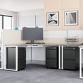 thumbnail image 5 of AUHUP 2 Drawer Mobile File Cabinet with Lock, Metal Filing Cabinet with Wheels for Legal/Letter/A4 File, Under Desk File Cabinets for Home Office, Black,Fully Assembled, 5 of 10