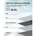 thumbnail image 3 of EASYLONGER 110W Foldable Solar Panel ESP110, Portable Solar Charger for ES960, ES720, ES400 AIR, Power Station, Camping, Fishing, Outdoor, RV and More, 3 of 8