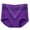 Dark Blue, variant on Diufon Women's Seamless Lace Panties Cotton High Waisted Full Coverage Hipster Underwear Soft Breathable Briefs
