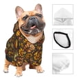 thumbnail image 3 of Gaeub Chrysanthemum turkey Dog Hoodie Sweatshirts Warm Dog Clothes for Small Dogs,Puppy and Cat Costume-X-Large, 3 of 7