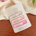 thumbnail image 2 of 3 Pcs/set Children Frosted Simplicity Hairpins For Girls Star Oval Triangle Square Hair Clips For Kids Snap Hair Clips Hairpins, 2 of 5