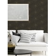 thumbnail image 6 of Rachel Zoe Black Ramsey Peel & Stick Wallpaper, 6 of 7