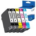 thumbnail image 1 of Ink Cartridges Combo Pack Compatible for 222XL 222 Ink High Yield Compatible with Expression Home XP-5200 Workforce WF-2960 Prinetrs (Black,Cyan,Magenta,Yellow,5 Pack), 1 of 7