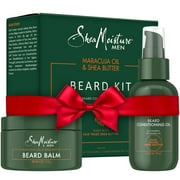 SheaMoisture Beard Care Gift Set – Natural Beard Oil & Beard Balm Scented with Essential Oils, Christmas Gifts for Men (2 Piece Set)