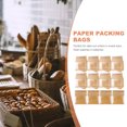 thumbnail image 3 of Phenofice 50Pcs Paper Bag with Window Beige for Food Packaging and Storage, 3 of 8