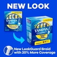thumbnail image 2 of Tampones Compact Pearl de Tampax, con trenza LeakGuard y aplicador extensible, absorbencia regular, aplicador compacto y extensible, sin perfume, 32 unidades, 2 of 9