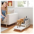thumbnail image 2 of Stainless Steel Cat Litter Box Extra Large, Anti-Leakage, Easy Clean, Non-Sticky with Scoop & Pad - XL Cat Litter Pan for Multiple Cats, 2 of 9