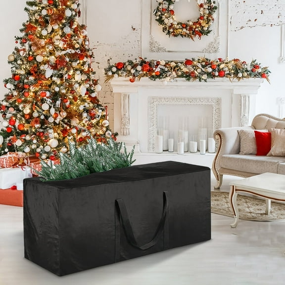 Christmas Tree Storage Bag, Artificial Tree Bag for 6 FT Trees – 46×19×20 in Zippered Bag with Carry Handles