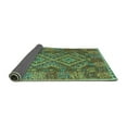 thumbnail image 2 of Ahgly Company Indoor Rectangle Oriental Turquoise Blue Traditional Area Rugs, 5' x 7', 2 of 4