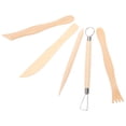 thumbnail image 4 of 5Pcs Pottery Sculpting Tools Polymer Clay Scrapers Clay Sculpture Tools Polymer Clay Craft Tools, 4 of 8