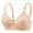 Beige, variant on 2PC Bras for Women No Underwire Middle Adjustable Close Knit without Minimizer Bras for Women,Pink,40