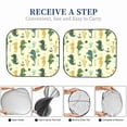 thumbnail image 6 of Haiem Seahorse Car Windshield Sun Shade (2 Pieces) Foldable Windshield Sun Shade Car Accessories for Truck SUV Pickup-Medium, 6 of 7