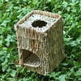 thumbnail image 2 of UPGRATOR Casa Plegable Para Mascotas De Paja Color Marrón Y Divertida Para Hamster Y Ardilla, 2 of 8