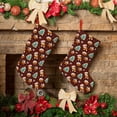 thumbnail image 6 of KLL Christmas Gingerbread for 18" Christmas Stocking Snowman Xmas Stocking Holiday Christmas Decoration Gifts for Family Kids, 6 of 8