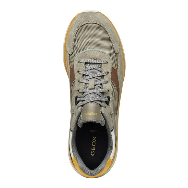 Geox Men's U Spherica Actif Sneakers - Breathable Casual Shoes For Everyday Wear