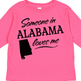 thumbnail image 4 of Inktastic Someone in Alabama Loves Me Boys or Girls Long Sleeve Toddler T-Shirt, 4 of 5