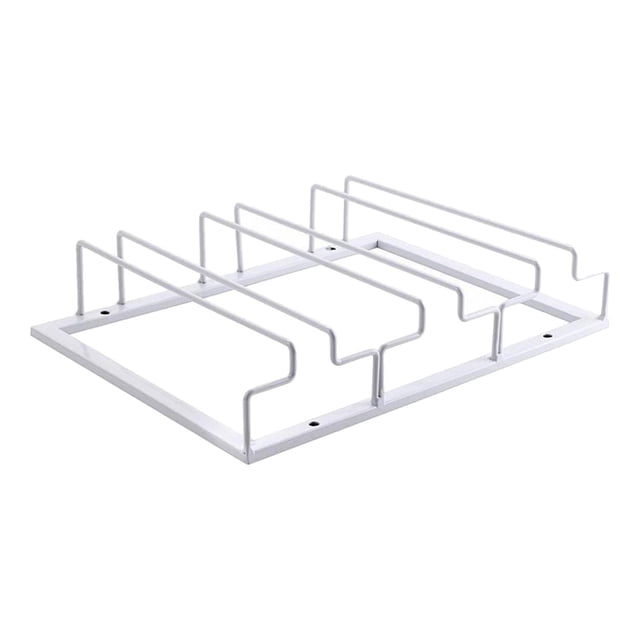 Estante para colgar copas de vino, estante para colgar copas, 3 filas, estante para copas de metal multipropósito debajo del estante para gabinetes