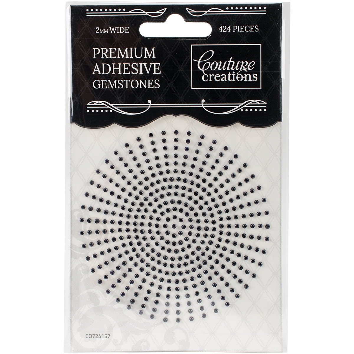 Couture Creations Adhesive Gemstones 2Mm 424/PkgOnyx Walmart Canada