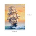 thumbnail image 2 of Mistaha 16 x 20 Inch DIY Oil Painting on Canvas Paint by Number Kit Castle Sailboat Pattern for Adults Kids Beginner Craft Home Wall Decor Gift Frameless, 2 of 7