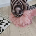 thumbnail image 6 of URMAGIC Infant Toddler Girls Layered Tulle Tutu Skirt Leggings Little Girls Ruffle Pants Kids Culottes Footless Tights 3-8 Years, 6 of 8