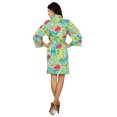 thumbnail image 6 of Bimba Women Short Cotton Robe Getting Ready Wrap Coverup Bridesmaid Bride Gift, 6 of 7