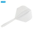 thumbnail image 3 of Uxcell Integrated Dart Shaft & Flights, 12 Pack Plastic Dart Flight Set, White, 3 of 5