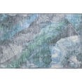 thumbnail image 2 of Addison Rugs Mayfield Premium Machine Washable Transitional Floral Blue Rectangle Rug, 1'8" x 2'6", 2 of 6