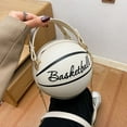 thumbnail image 4 of Honeeladyy Sales Personalized Round Ball Female Bag Chain Basketball Bag All-match Satchel Small Bag, 4 of 7