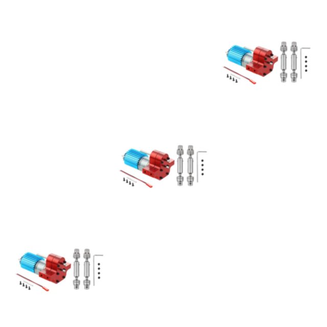 ZheElen Metal Box Transfer 370 Motor Accessory for WPL C14 Q60 Robust and Dependable Red 3.17mm 3Set