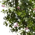 thumbnail image 4 of Nearly Natural Floral Plastic Wreath, 18" (Assorted Colors), 4 of 4