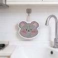 thumbnail image 4 of Cute Animals Shaped Hand Towel Super Absorbent Thickened Hanging Towel Kitchen Bathroom Accessory Ideal Gift For Friend And Family, 4 of 6
