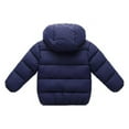 thumbnail image 4 of Karlsitek Kids Children Winter Warm Jacket Plus Velvet Cotton Coat Toddler Outerwear Down Coat for 1-6T Boys Girls, 4 of 5