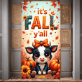thumbnail image 5 of Festive Design Fall Banner Cute Cow Decoration Autumn Theme for Seasonal Celebration Farmhouse Decor Thanksgiving Party, 5 of 9