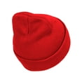 thumbnail image 2 of Gravity Threads Smile Face Beanie - Cross Eye - Red, 2 of 3