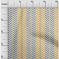 thumbnail image 1 of oneOone Georgette Viscose Fabric Stripe & Herringbone Geometric Print Fabric By The Yard 42 Inch Wide, 1 of 4