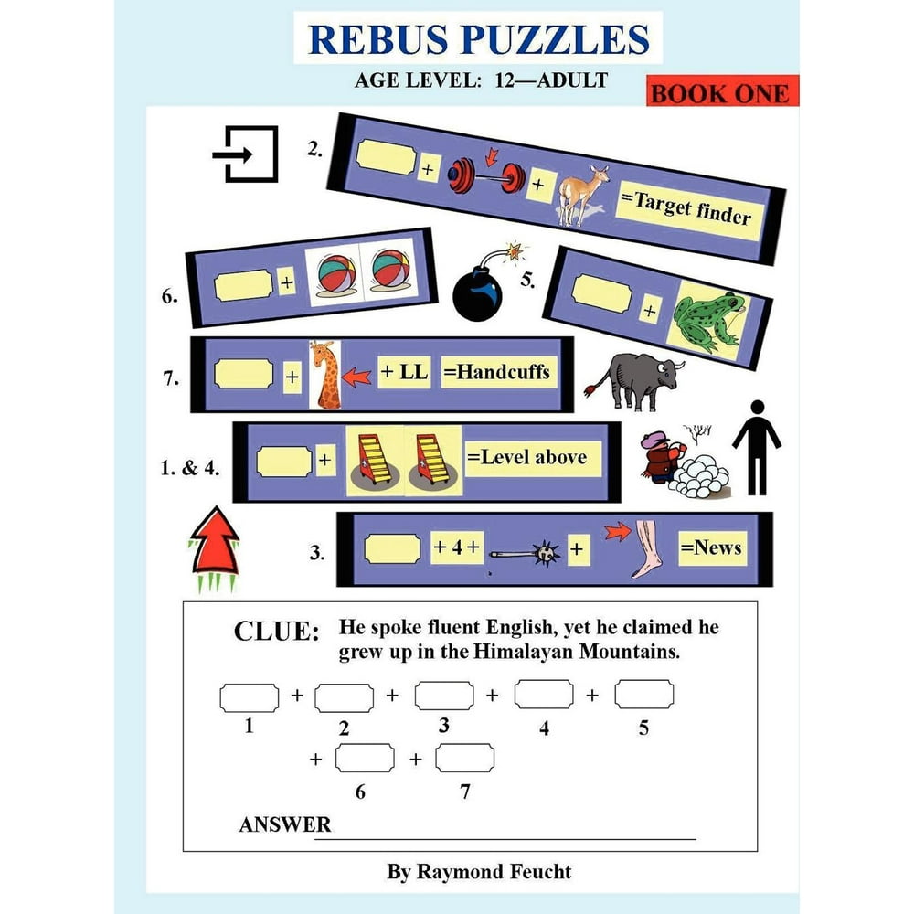 Rebus Puzzles (Book One) (Paperback)
