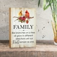 thumbnail image 7 of LifeSong Milestones "Family Like Branches" Cardinal with Poinsettia Tabletop Sign Christmas Holiday Decor, 7 of 7