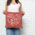 thumbnail image 2 of Valentine's Day Pillow Covers 26x26 Inch Decorative Throw Pillow Cover, Red Love Vintage Country Abstract Art Sofa Pillowcases Accent Cushion Case Home Decor Bedroom Living Room, 2 of 6