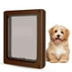thumbnail image 5 of Puerta con portón para perros con marco de entrada resistente para mosquitera de animales, ventana para perros pequeños y medianos L, 5 of 8