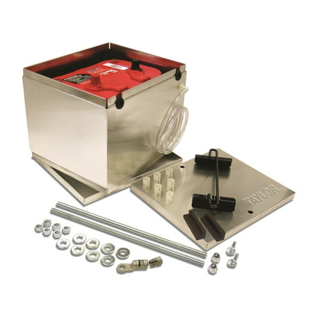 Taylor Wire / Vertex 48200 TAY48200 BATTERY BOX ALUMINUM NHRA OPTIMA BATTERY