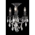 thumbnail image 2 of Elegant Lighting Rosalia 13" 3 Light Royal Crystal Chandelier, 2 of 2