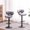 Gray, variant on 2 , Brown - Adjustable Seat Height, Base, 360 Swivel For Personalized Fit Adjustable, With Upholstery