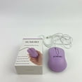 thumbnail image 3 of SUMORT Computer peripheral devices,Wired Mouse - USB Computer Mouse, Attached USB Cord for Laptops, Notebooks - Purple, 3 of 9