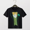 thumbnail image 2 of Shadoumai Boys St Patricks Day Graphic Print Short Sleeve Casual Summer Round Neck Tee Top For Kids, 2 of 5