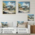 thumbnail image 4 of Designart "Beige Blue Mid Century Architectural gracefulness" Mid-century Canvas Print, 4 of 5