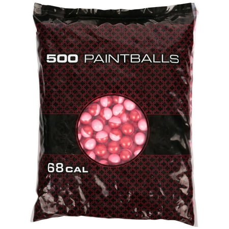 Spyder Premium Grade Metallic Red/Pink shell and Pink Fill .68 Caliber Paintballs 500 ct